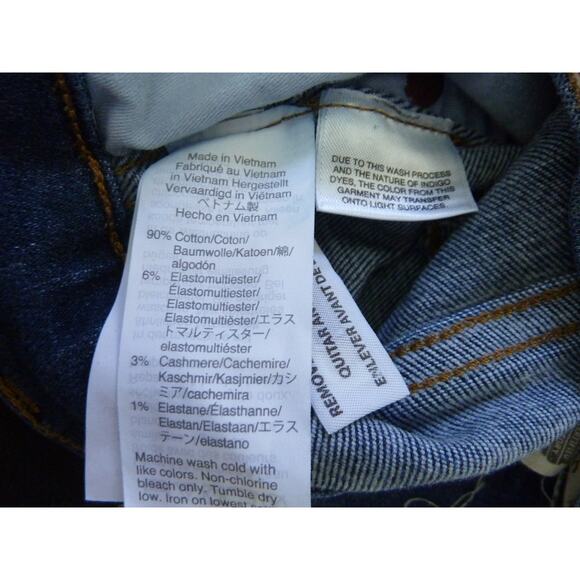 Madewell 10 inch High Rise Skinny Jeans Blue Size 25 - Picture 7 of 7